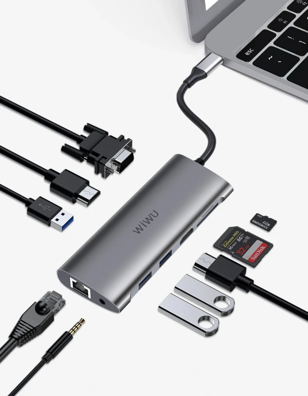 WiWU Alpha A11312H 11-in-1 USB Type-C Hub