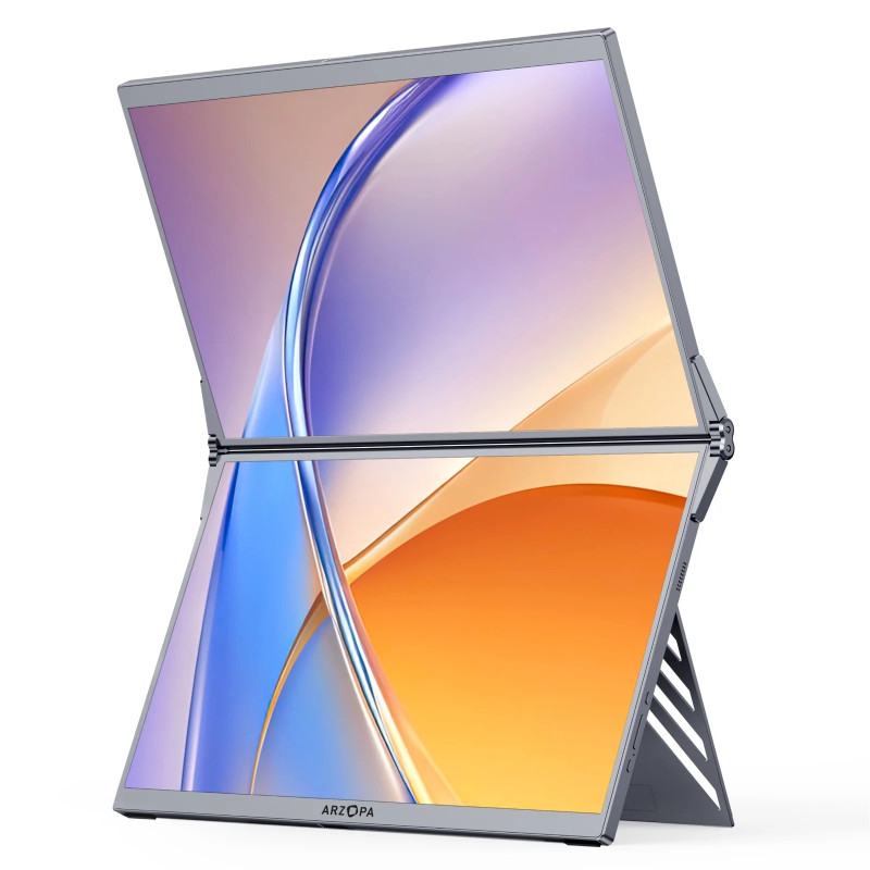 ARZOPA E1 FHD Foldable  Dual Screen Portable Monitor