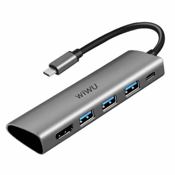 WIWU A531H Type-C 5 in 1 Hub